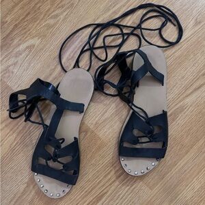 steve madden black sandals